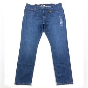 Eddie Bauer H2LOW Flex Straight Leg Mens 44x34 Blue Jeans Stretch Denim Comfort